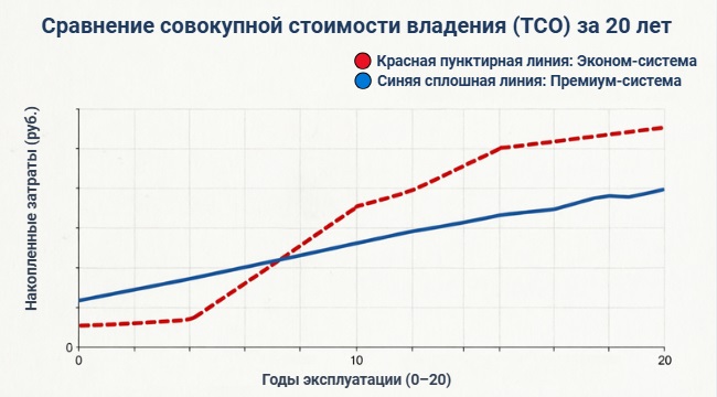 Диаграмма структуры экономических потерь от коррозии: соотношение прямых затрат на материалы и косвенных убытков от простоев производства